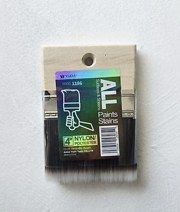 Кисть малярная YUDA, - Ширина: 4" (≈100 мм) - Щетина: смесь