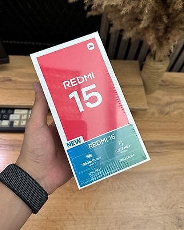 Redmi, Redmi 15, Новый, 128 ГБ, цвет - Серый, 2 SIM