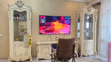 Гарнитур для зала, Б/у, Шкаф, Тумба под ТВ, Самовывоз, цвет - Бежевый