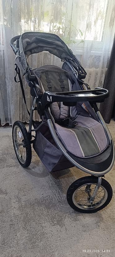 коляска для тройни: Прогулочная коляска-трансформер с тремя колесами — 3