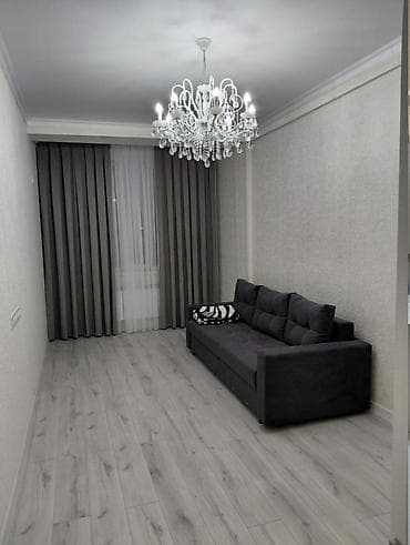 сдаются квартира кара жыгач: 1 комната, 45 м², Элитка, 2 этаж, Евроремонт — 1