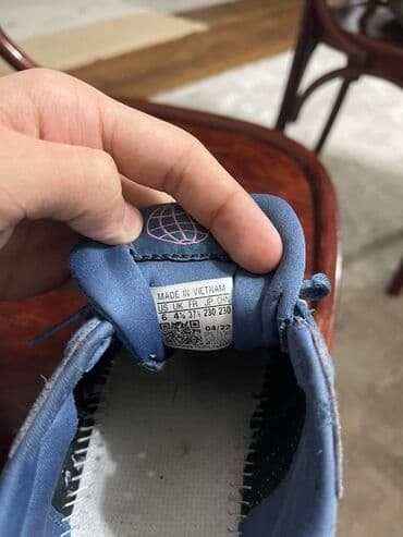 Мужская обувь: Мужские кроссовки, 37, Adidas, Б/у, цвет - Синий, Платная доставка, Бесплатная доставка, Самовывоз — 5