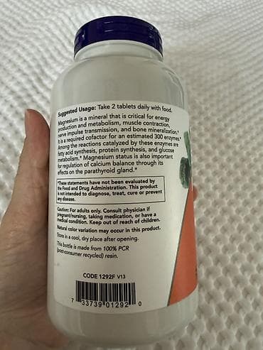 таблетки для позудения: Цитрат магния, Для энергии и силы, Now Foods, Для взрослых, США, Таблетки — 2