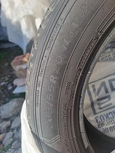 r16 4100: Шины 265 / 55 / R 20, Лето, Б/у, Комплект, Внедорожные (АТ/МТ), Япония, DUNLOP — 5