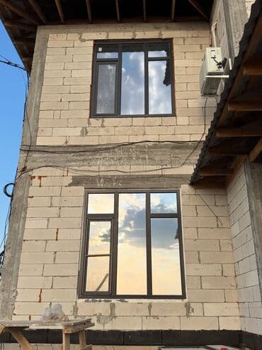 обзор цен на строительные и отделочные работы в бишкеке: Пластиковое окно на заказ, Тип окна: Фасадные, Бесплатная установка, В рассрочку — 7