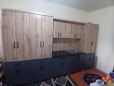 Кухонный гарнитур, цвет - Коричневый, ДСП, Самовывоз