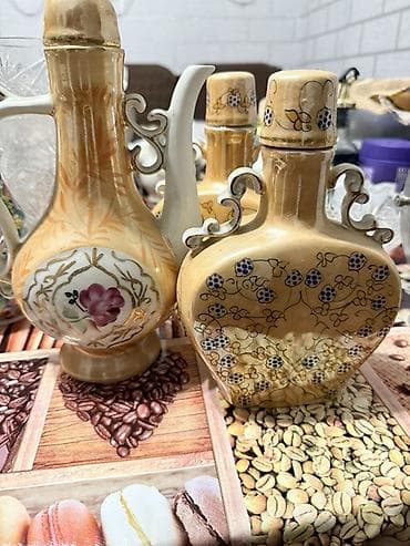 графин: Керамические декоративные графины с пробками — 2