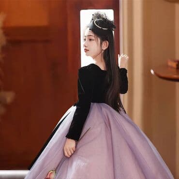 школьная одежда для девочек: Детское платье, Новый — 16