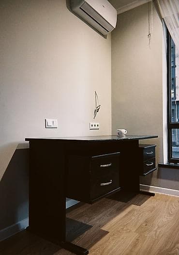 тумбы для посуды: Офисный стол, Б/у, Нерегулируемый, цвет - Черный, Прямоугольный, Дерево, Самовывоз, Платная доставка — 4