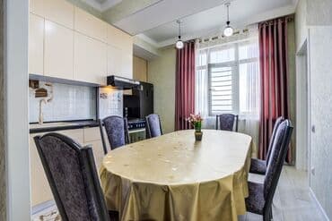 квартира на ночь бишкек количество мест 4: 2 комнаты, Душевая кабина, Постельное белье, Кондиционер — 9