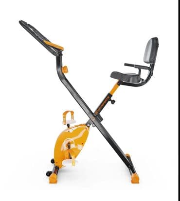 домашний велотренажёр: Складной велотренажер CybSports с регулируемым сиденьем и спинкой — 1