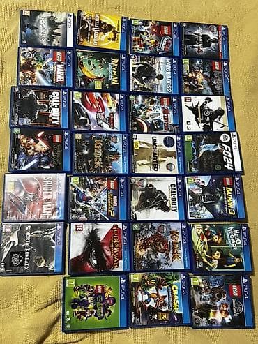 Коллекция дисков для PlayStation PS4 и PS5. Оригинальные коробочные