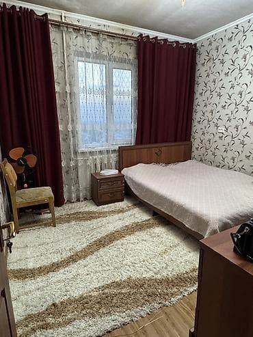 пишпек комната: 3 комнаты, 62 м², 106 серия, 7 этаж, Старый ремонт — 3