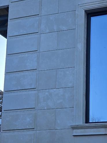 плоские камни: Фасадные 3D‑панели под камень для облицовки домов - Материал — 2