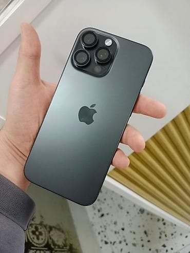 iphone pro: IPhone 16 Pro Max, Б/у, Черный — 1