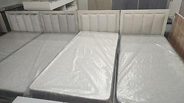 Кровати: Односпальные кровати с мягким изголовьем - Размер спального места — 2