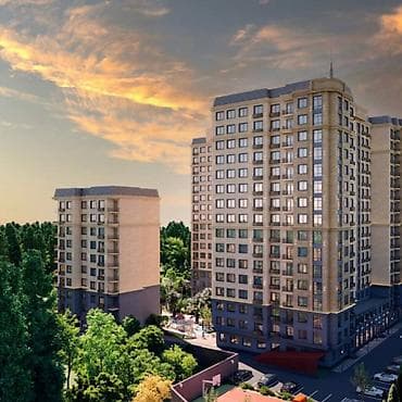 аламедин кв: 1 бөлмө, 43 м², Элитка, 2 кабат, ПСО (өзү оңдоп түзөтүп бүтүү үчүн) — 3