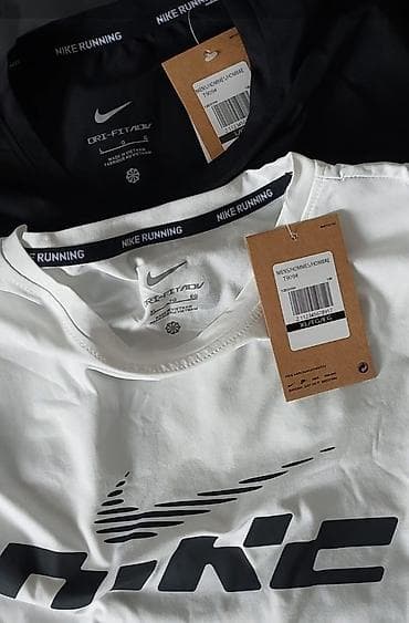 Личные вещи: Мужская футболка, L, XL, 2XL, Nike, Новый, цвет - Черный, Самовывоз — 4