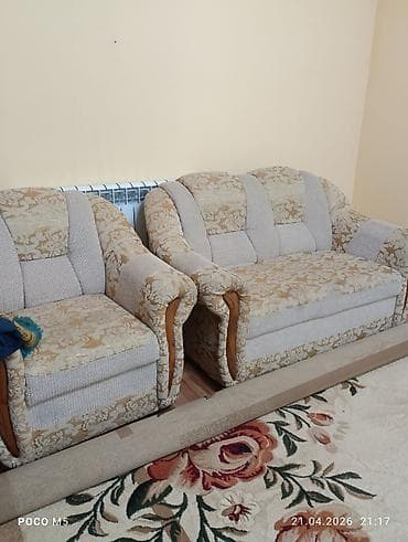 паталь: Комплект мягкой мебели, цвет - Бежевый — 2