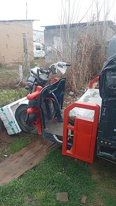 трёхколёсные мопеды: Грузовой трёхколёсный электроскутер/трицикл с бортовой платформой — 2