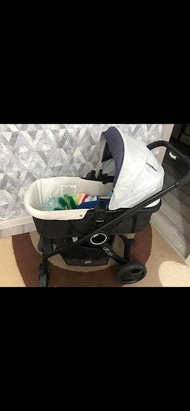 Балдар дүйнөсү: Chicco Urban Люлька трансформер В комплекте дождевик и чехол — 1