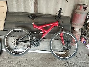 Горный велосипед с двойной подвеской (передняя вилка + задний at lalafo.kg Горный велосипед с двойной подвеской (передняя вилка + задний