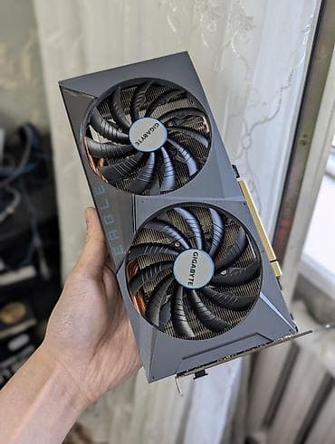 Видеокарта для ПК, Б/у, Gigabyte, GeForce RTX, 12 ГБ