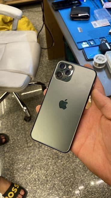 крутые номера: IPhone 11 Pro, Б/у, 256 ГБ, Зеленый, 100 % — 5