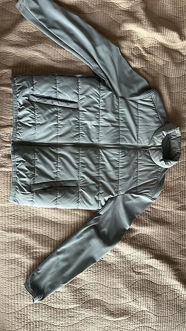 Куртки: Мужская куртка, L, Zara, Б/у, цвет - Серый — 1