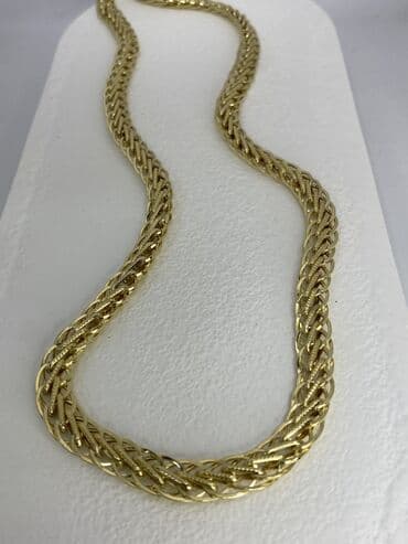 золотоя цепочка: Цепь для бензопилы, Якорное, Проба 585, Женские, Новый — 7