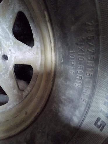 калпак для мерседес: Колеса в сборе 255 / 75 / R 15, Всесезонная, Внедорожные (АТ/МТ), Железные, отверстий - 6 — 4