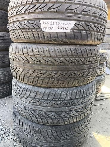 diski r20: Шины 225 / 35 / R 20, Лето, Б/у, Комплект, Haida — 1