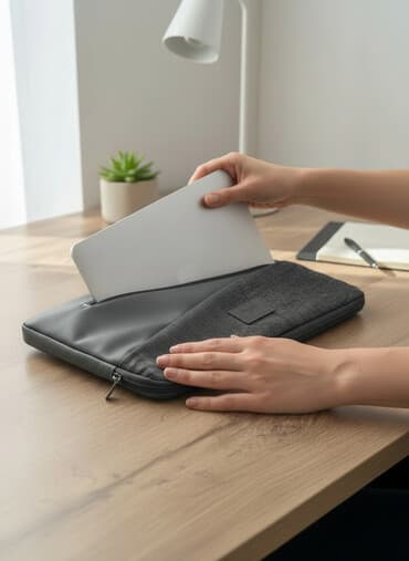 сумка для ноутбука 13 дюймов женская: Чехол для ноутбука 13 - Форм-фактор: мягкий чехол-папка на молнии - — 2