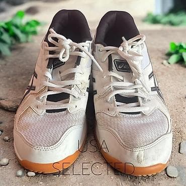 Мужские кроссовки, 41.5, Asics, Б/у, цвет - Белый, Самовывоз, Платная доставка