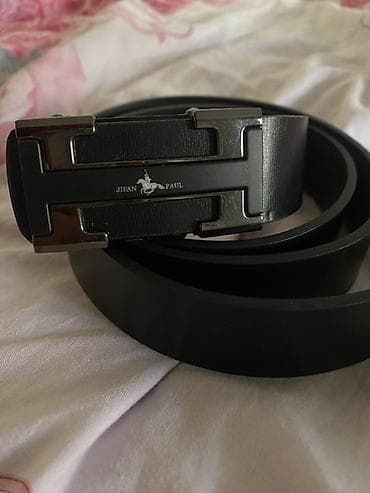 серебро номер: Ремень, Другой бренд, Материал: Экокожа, Мужские, Новый — 3