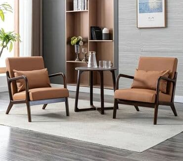 мебели диван: Гарнитур для зала, Кресло, Дерево, цвет - Серый — 4