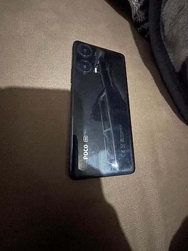 apple 12: Poco F5, Б/у, 256 ГБ, цвет - Черный, 1 SIM — 4