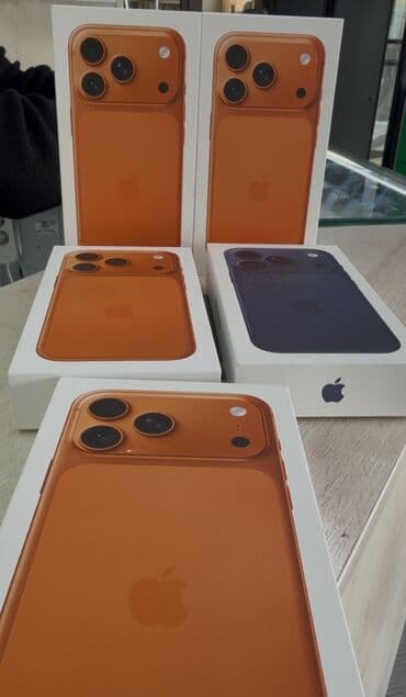 IPhone 17 Pro Max, Новый, 512 ГБ, Синий, Коробка, Кабель, Защитное стекло