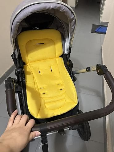 Коляски: Коляска, цвет - Серебристый, Б/у — 5