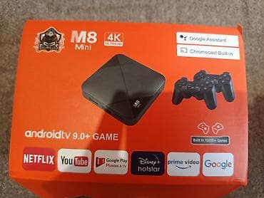 нето ю: Игровая ТВ-приставка M8 Mini (Android TV 9.0+ GAME) с 4K Ultra HD — 4