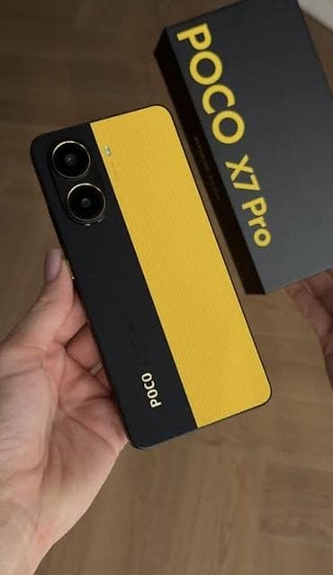 сяоми машина: Poco X7 Pro, Б/у, 512 ГБ, цвет - Желтый, 2 SIM — 3