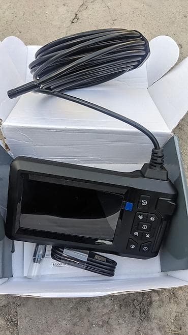 Инструменты: Промышленный эндоскоп с экраном - Экран: 4.3" IPS, встроенный дисплей — 4