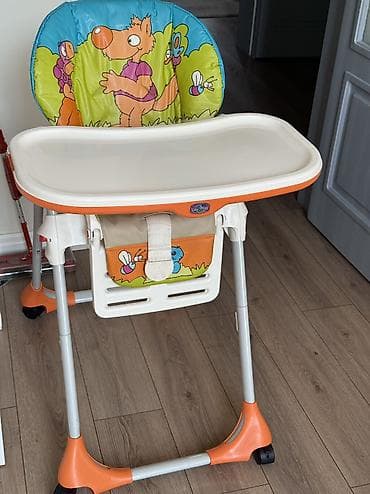 Детские электрокары: Стульчик для кормления Chicco polly . В хорошем состоянии . Только — 1