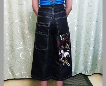 джинсы голубые: Джинсы и брюки, цвет - Черный, Новый — 8