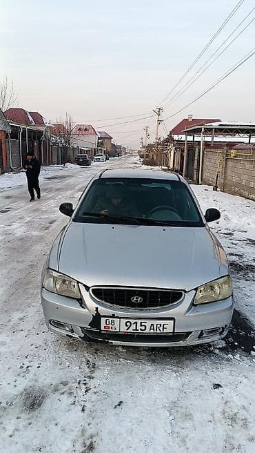 e60 m5: Hyundai Accent: 2001 г., 1.6 л, Автомат, Бензин, Седан — 3