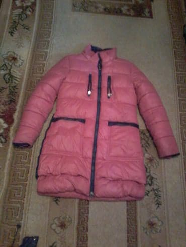 красный пиджак: Пуховик зимний, на девочку, цвет арбуз, очень теплый, очень удобный — 9