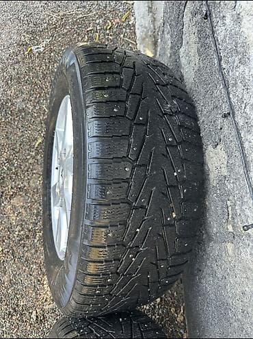 stud 100: Колеса в сборе 285 / 60 / R 18, Зимняя шипованная, Б/у, Комплект, Внедорожные (АТ/МТ), Литые, отверстий - 5 — 9