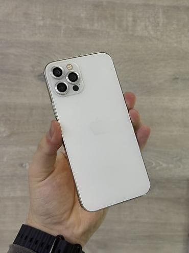 IPhone 12 Pro, Б/у, 256 ГБ, Белый, Чехол, Защитное стекло, 86 % at lalafo.kg IPhone 12 Pro, Б/у, 256 ГБ, Белый, Чехол, Защитное стекло, 86 %