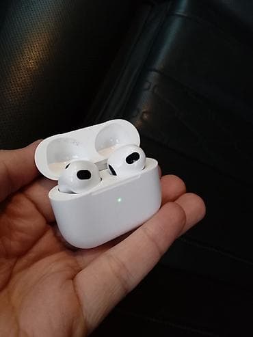 Компьютерные мышки: Airpods3, оригинальные, в идеальном состоянии. все работает, царапин — 1