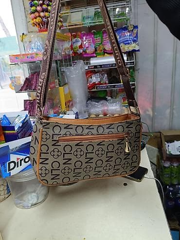 золото цепи: Классическая сумка, Материал: Комбинированный материал, Застежка на молнии, Женские — 2